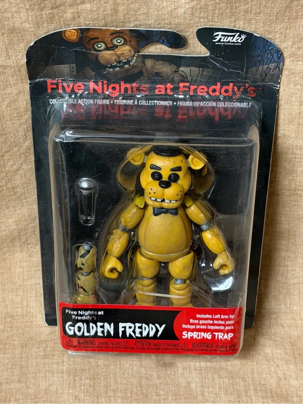 Freddy Golden Freddy Yellow and Black Collectible Figure